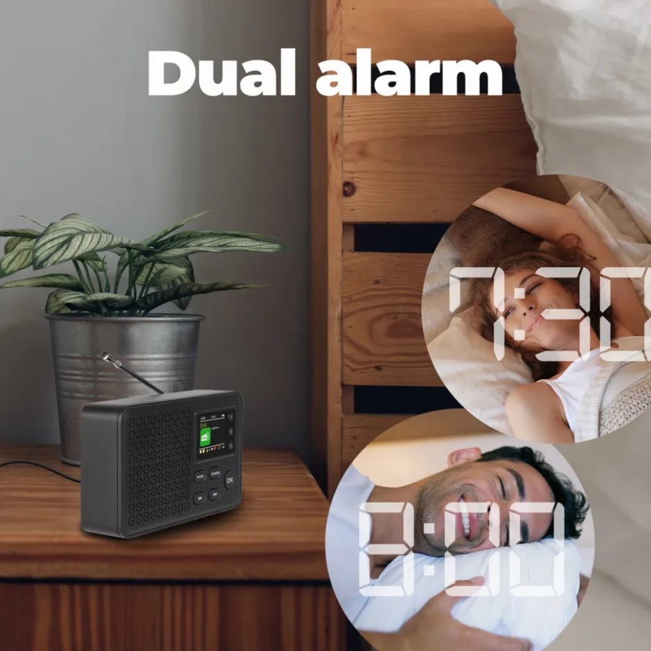DAB57 DAB+/FM Radio met Bluetooth|Denver Discount