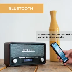 Denver DAB18 DAB+/FM Radio met Bluetooth< Verrassend Elektronica