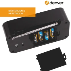 DAB42B Noodradio DAB+/FM-radio met Bluetooth|Denver Best