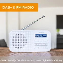 Denver DAB42W Noodradio DAB+/FM-radio met Bluetooth< Veiligheid