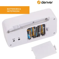 Denver DAB42W Noodradio DAB+/FM-radio met Bluetooth< Veiligheid