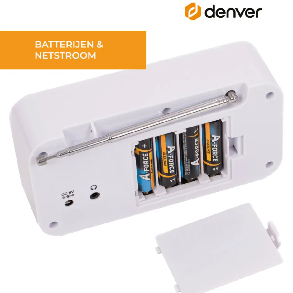 Denver DAB42W Noodradio DAB+/FM-radio met Bluetooth< Veiligheid