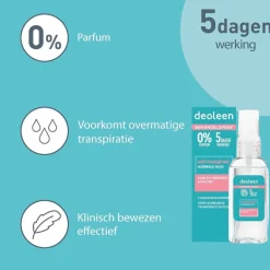 Antitranspirant Behandelspray|Deoleen Hot