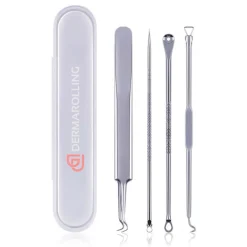 4-Delige RVS Comedonenlepel Set|Dermarolling Sale
