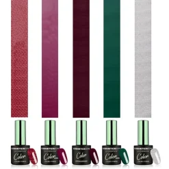 Gift Set Hypoallergene Gellak Cosmetics Zone 5 kleuren|Dermarolling Best