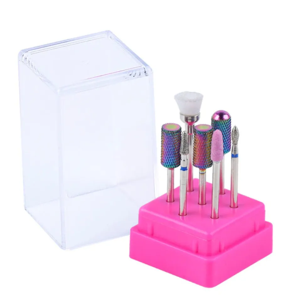 Keramische Nagelfrees Bitjes 7-delige Set Compleet|Dermarolling Outlet