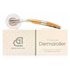 Dermarolling Titanium Dermaroller 192 naalden 0.5mm< Dermaroller