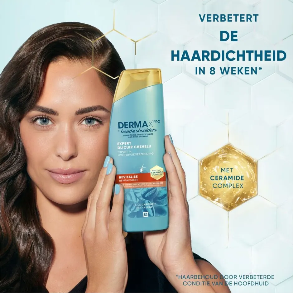 Head & Shoulders DermaXPro by Revitaliseert Antiroosshampoo< Shampoo