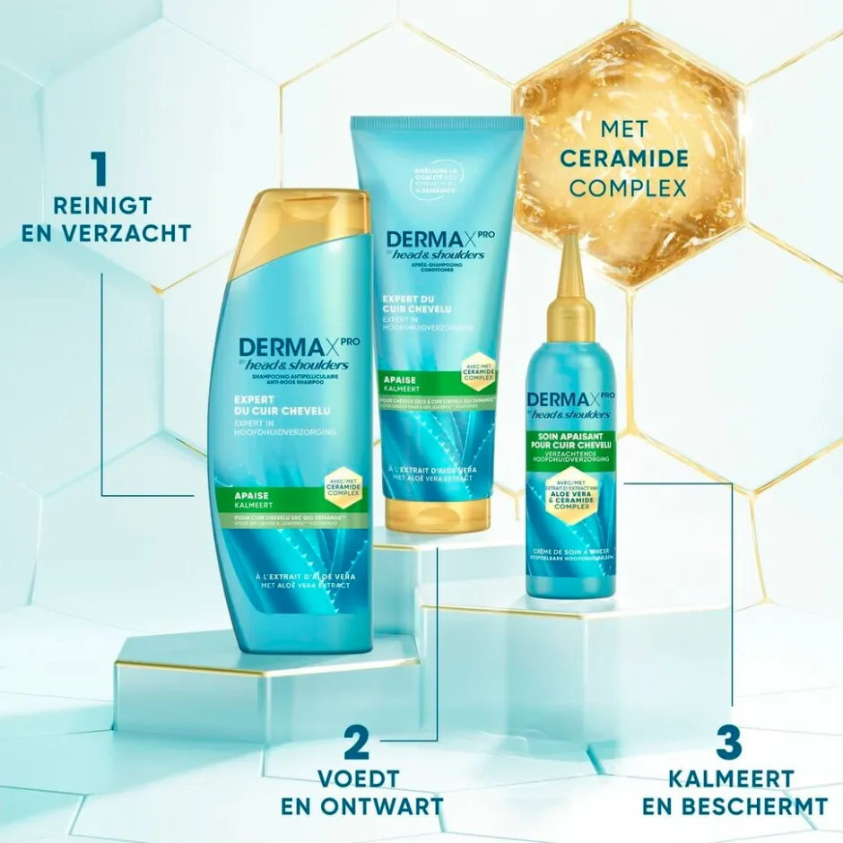 Head & Shoulders DermaXPro by Kalmeert Antiroosshampoo< Shampoo