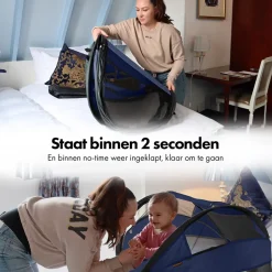 Baby Luxe Campingbedje Inclusief zelfopblaasbare matras|Deryan Best