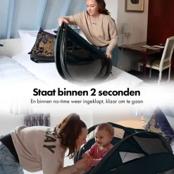Baby Luxe Campingbedje – Inclusief zelfopblaasbare matras|Deryan Online