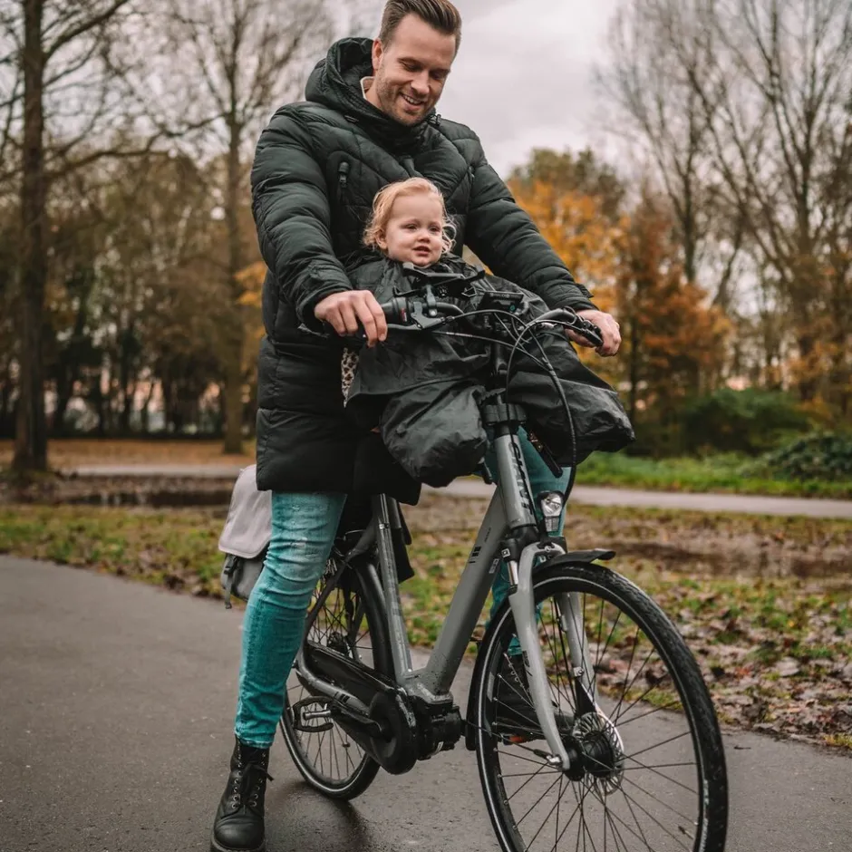 Deryan Bike-a-way Jepp/Mini Fiets Regenhoes Warme Jas En Windbreaker + regenponcho< Kinderwagenaccessoires