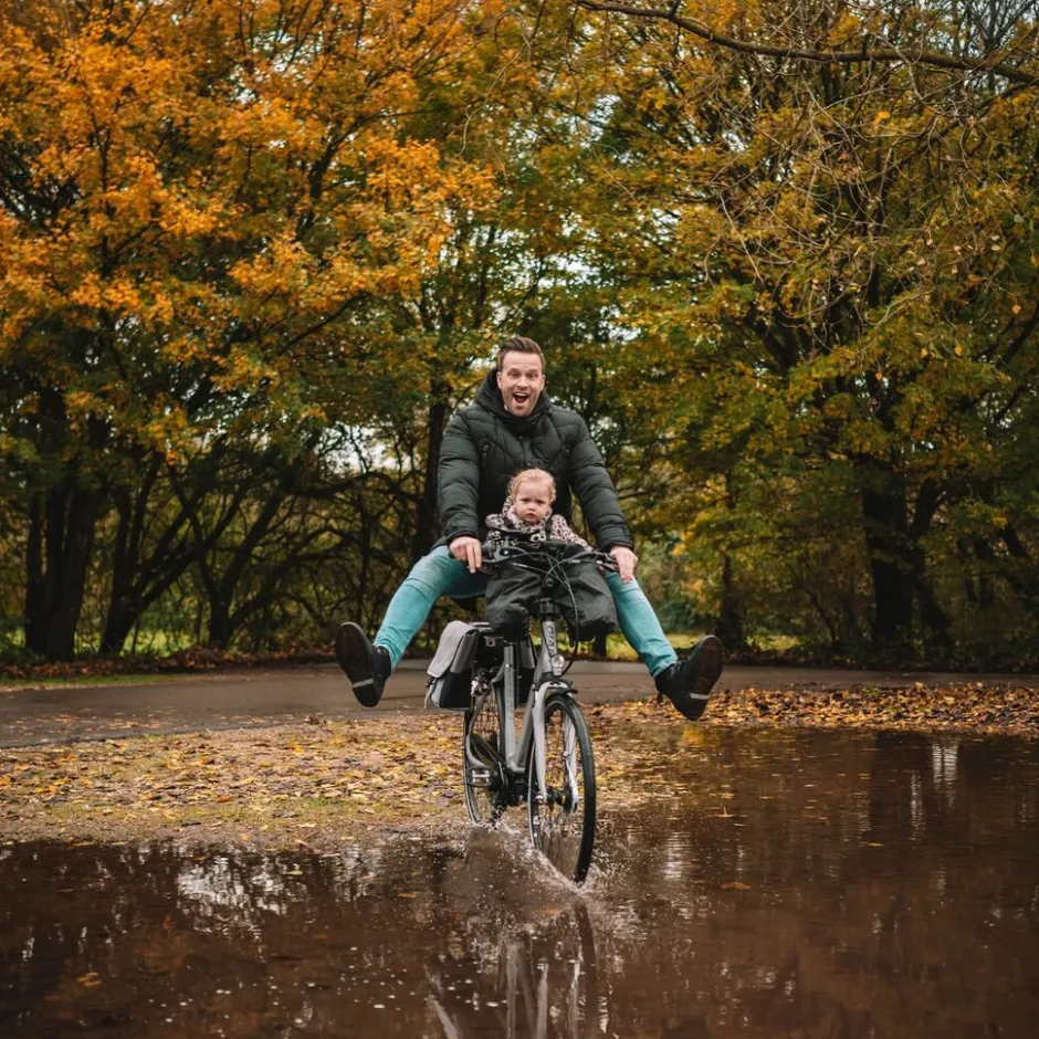Deryan Bike-a-way Jepp/Mini Fiets Regenhoes Warme Jas En Windbreaker + regenponcho< Kinderwagenaccessoires