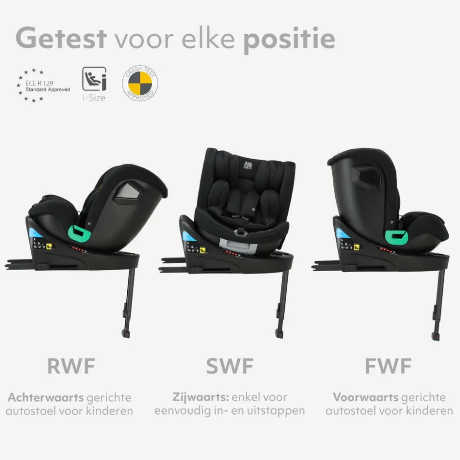 Chase i-Size Autostoel 0–36 kg 360° Isofix|Deryan Outlet