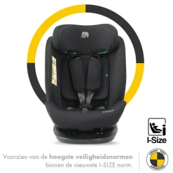 Deryan Clyde I-Size Autostoel 40 tot 150 cm Groep 0 1 2 3 Gordelbevestiging| Discount