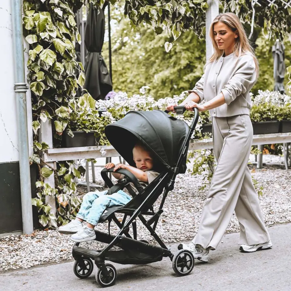 Deryan Easy Luxe Lichtgewicht Buggy + Regenhoes & Transporttas – Ideaal voor Onderweg< Buggy's