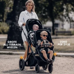 Deryan Evy V2 Uitbreidbare Duo Kinderwagen| Sale