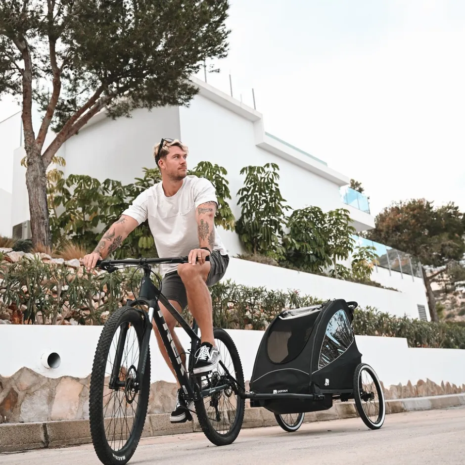 Deryan Fietskar Wandelwagen en hardloopkinderwagen 1 persoons| Online
