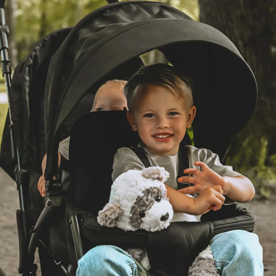 Deryan Luxe Elena Dubbele buggy Inclusief regenhoes< Duowagens En Tweelingwagens