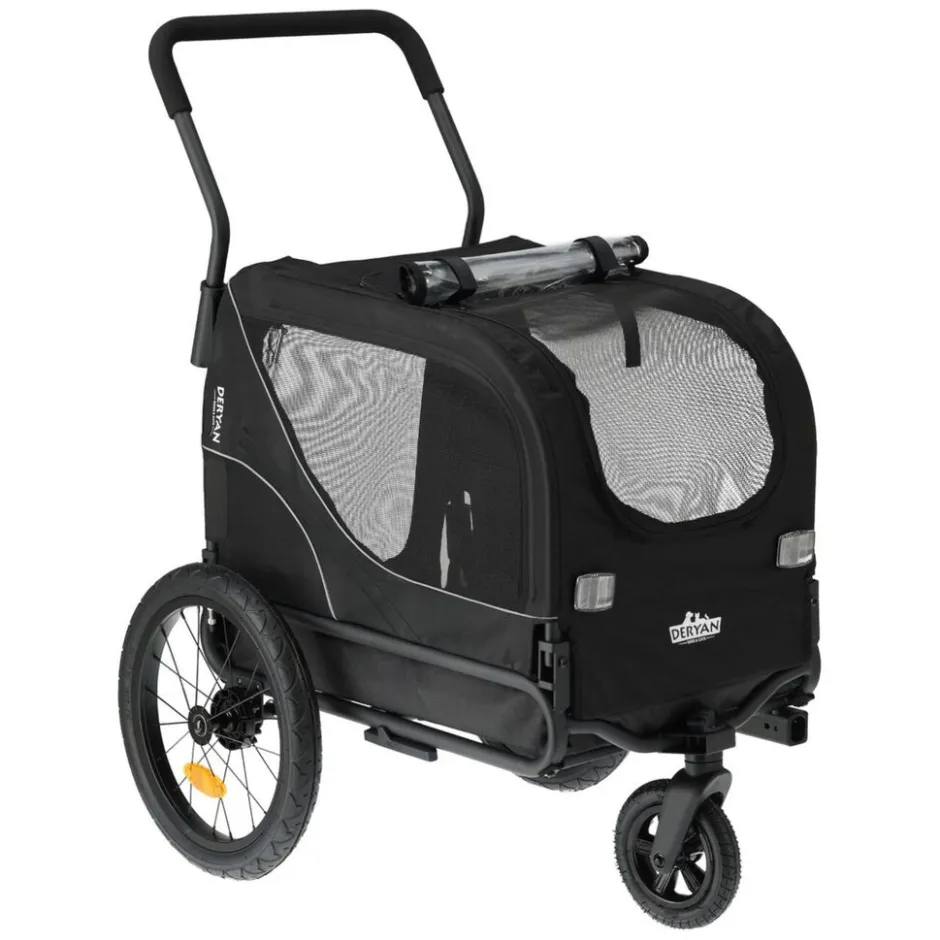 Deryan Luxe Pet Trailer Hondenkar< Honden