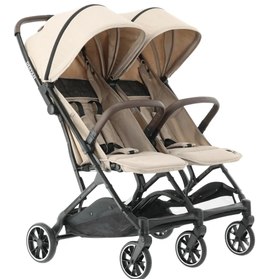 Deryan Luxe Rolo X2 Dubbele Buggy< Duowagens En Tweelingwagens