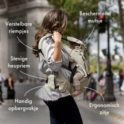 Deryan Pack Luxe Ergonomische draagzak + Opbergvakjes< Draagzakken