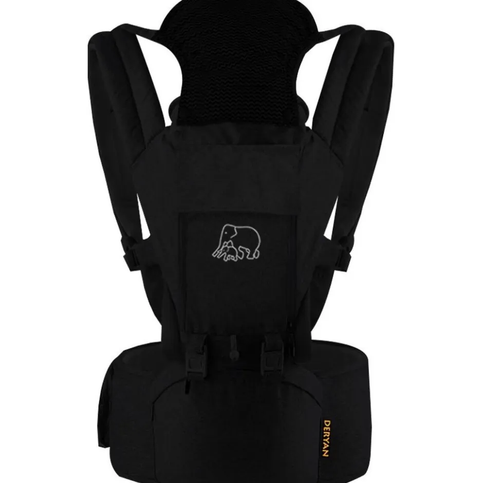 Deryan Pack Luxe Ergonomische draagzak Babydrager met opbergvakjes< Draagzakken