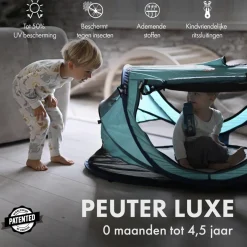 Peuter Luxe Campingbedje met Zelfopblaasbare Matras|Deryan Outlet