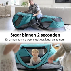 Peuter Luxe Campingbedje met Zelfopblaasbare Matras|Deryan Outlet