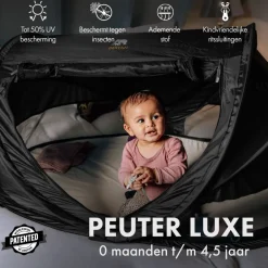 Peuter Luxe Campingbedje Inclusief zelfopblaasbare matras|Deryan Best