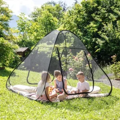 Deryan Pop Up bedtent Adult 200x180cm met Muggennet< Campingbedjes
