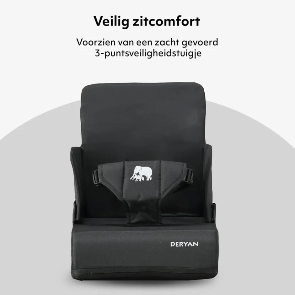 Deryan Travel Booster Stoelverhoger Inclusief Bevestigingsriem< Stoelverhogers En Verkleiners