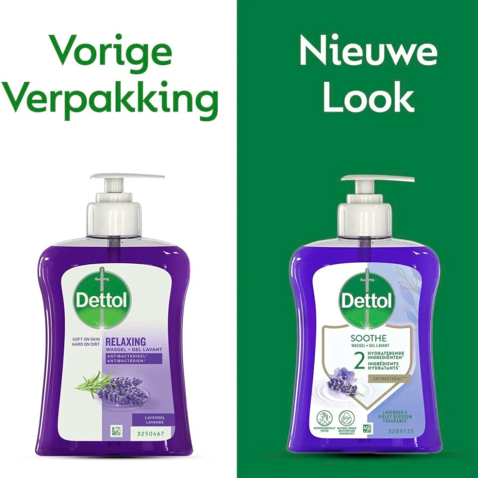 Dettol Lavendel Antibacteriële Wasgel< Handzeep