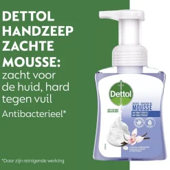 Dettol Orchidee & Vanille Zachte Mousse Antibacteriële Handzeep< Handzeep