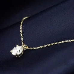 14K Gouden Collier met hanger – 0.70 ct Lab Grown Diamant|Di Lusso