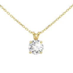 Di Lusso 14K Gouden Collier met hanger – 0.40 ct Lab Grown Diamant< Sieraden En Bijoux