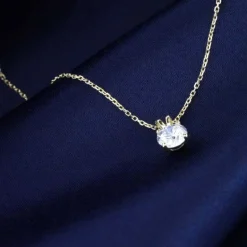 Di Lusso 14K Gouden Collier met hanger – 0.40 ct Lab Grown Diamant< Sieraden En Bijoux