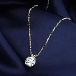14K Gouden Collier met hanger – 1.00 ct Lab Grown Diamant|Di Lusso Sale