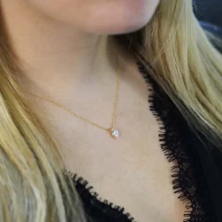 14K Gouden Collier met hanger – 1.00 ct Lab Grown Diamant|Di Lusso Sale