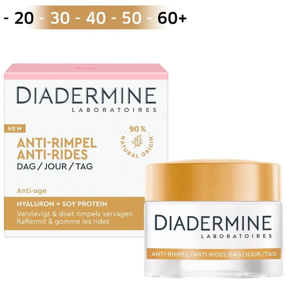 Diadermine Anti-Rimpel Dagcrème< Dagcreme