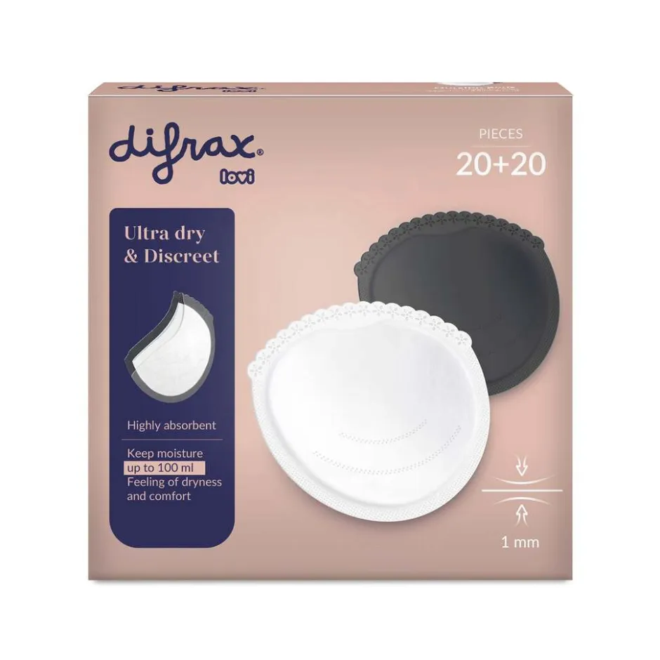 Difrax LOVI - Zoogcompressen 120 Stuks< Zoogkompressen