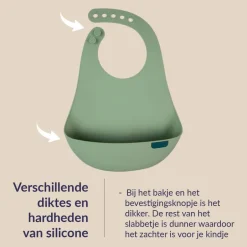 Difrax LOVI Slabbetje van Siliconen< Slabbetjes