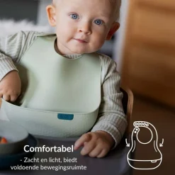 Difrax LOVI Slabbetje van Siliconen< Slabbetjes