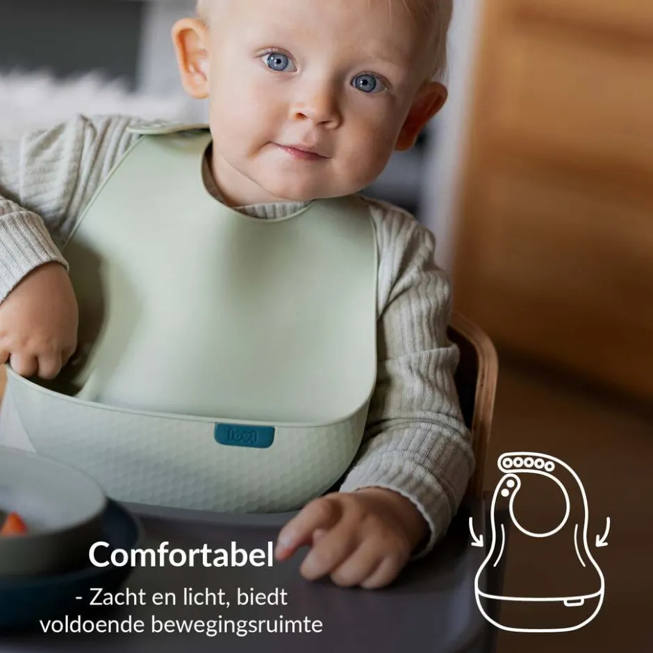 Difrax LOVI Slabbetje van Siliconen< Slabbetjes