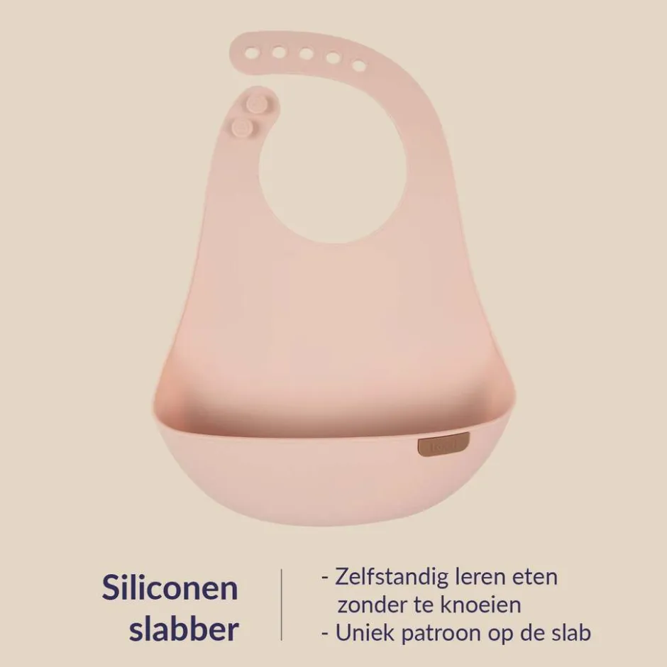 Difrax LOVI Slabbetje van Siliconen< Slabbetjes