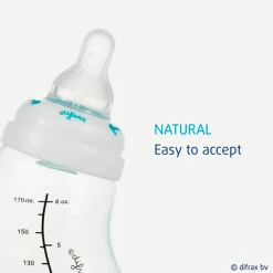 Difrax Natural 1-2-3 3+M Doseerring en Flessenspeen< Fopspenen