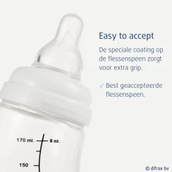 Difrax Natural 0+M S-Fles< Babyflesjes