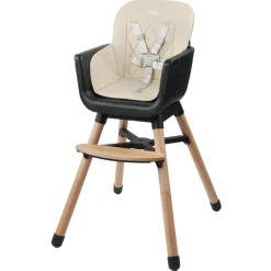 Ding Daily Beige Houten Kinderstoel< Kinderstoelen