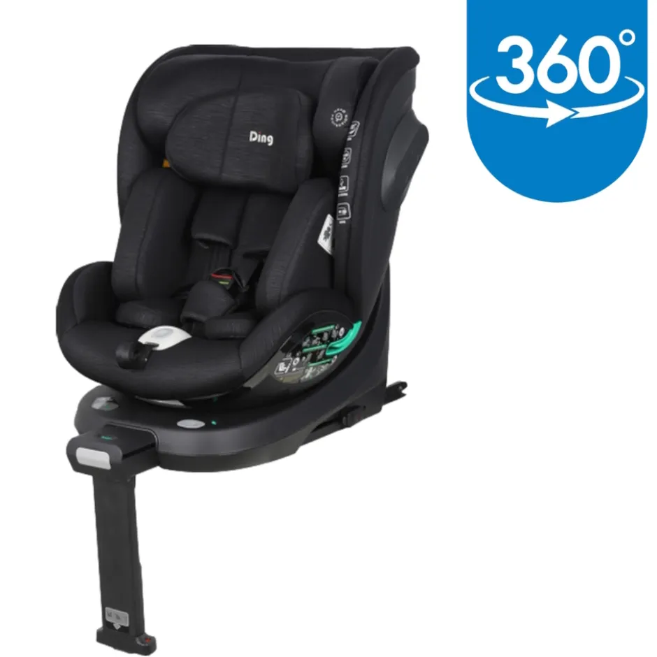 Fynn Black 40-150 cm 360° i-Size Autostoel|Ding Best