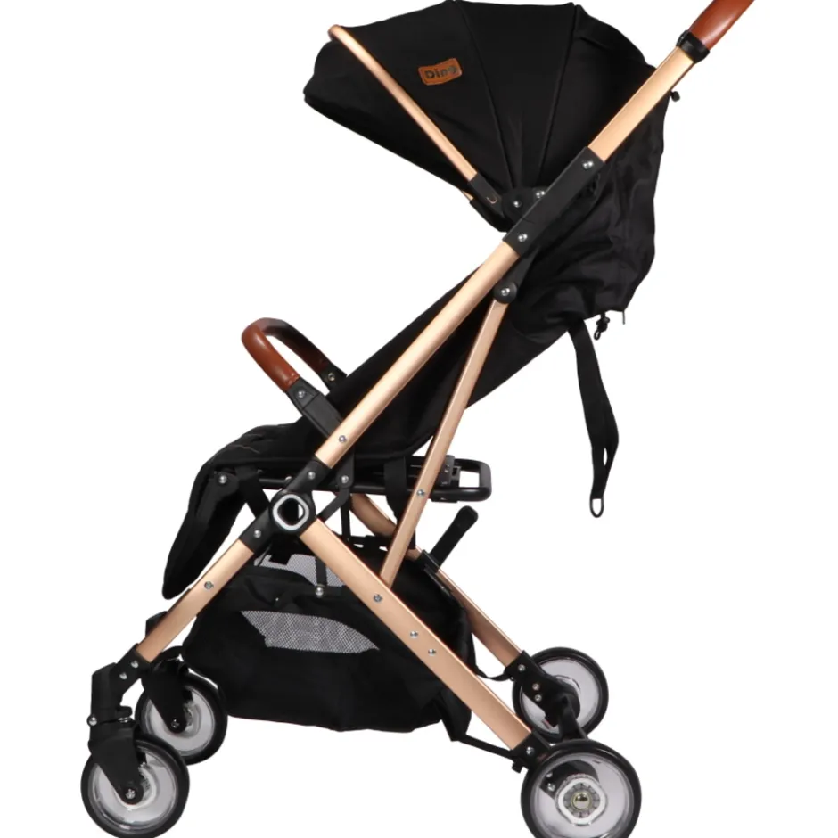 Ding Vivo Black/Rose Wandelwagen< Kinderwagens|Buggy's